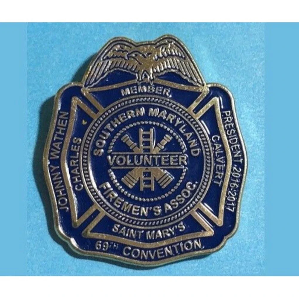Southern Maryland, Fireman's Assoc.69th Convention, Volunteer,Fire,EMT Pin